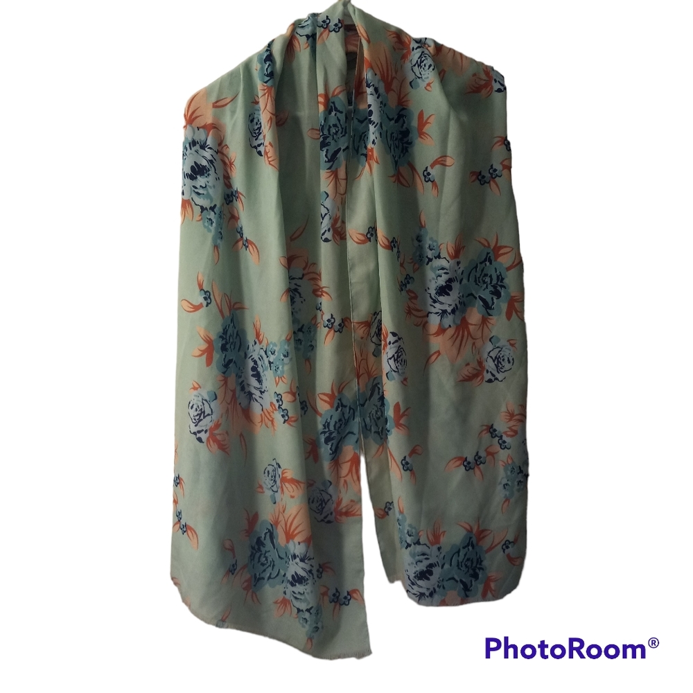 Scarves & Wraps Floral Spring 100% Polyester